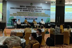 Dinas Perumahan Rakyat dan Kawasan Permukiman Provinsi Kalimantan Barat Lakukan Rakor