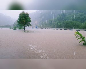 Hujan Deras di Sukadana Mengakibatkan Banjir dan Longsor