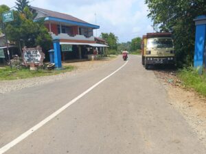 Peningkatan Jalan Desa Sahan Disambut Baik Masyarakat