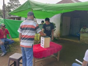 Pemilihan Calon Kepala Desa Sahan Sedang Berlangsung