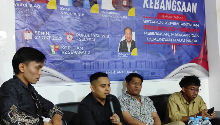Aliansi Mahasiswa Nusantara Gelar Diskusi’ Sambut 1 Tahun Kepimpinan Presiden Prabowo