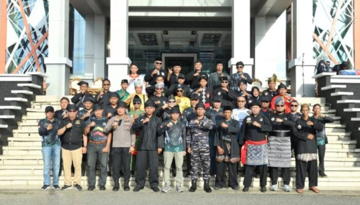 Perguruan Silat Ramaikan Pembukaan Jambore Pencak Silat Bupati Cup Tahun 2025,