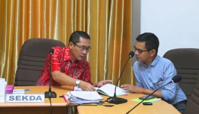 Sekda KKU Hadiri Entry Meeting Pemeriksaan LKPD