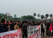 Gubernur Kalbar tak Muncul Saat Mahasiswa Demo